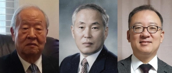 (좌측부터)이종욱-이무상 명예교수, 박상준 교수