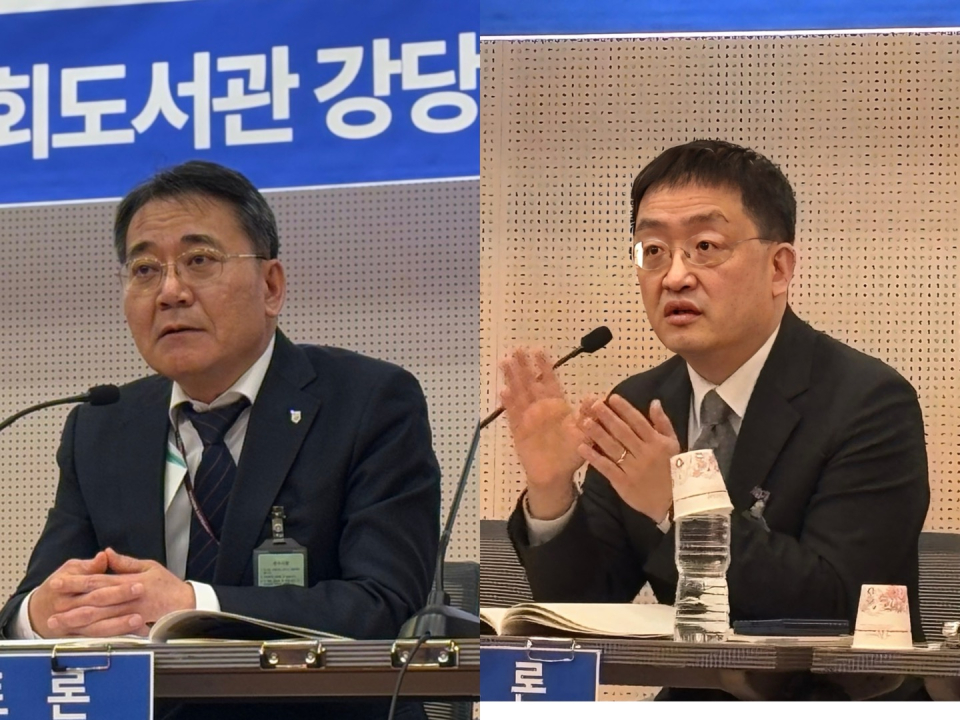 ▲(좌측부터)이성우 대한응급의학회 정책이사, 이해영 중앙심뇌혈관질환 센터장